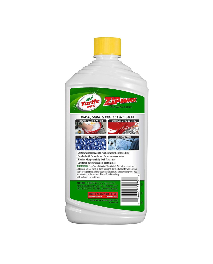 Turtle Wax Zip Wax Car Wash and Wax 473ml